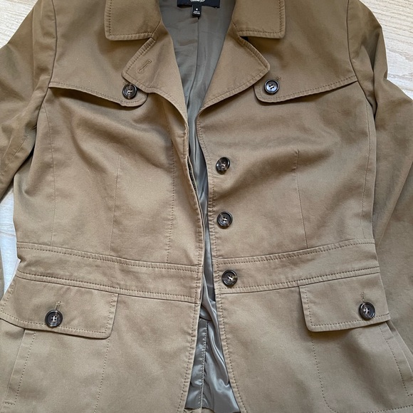 Talbots Jacket Size 8 Women Cotton Button Up Blazer Long Sleeve - Picture 3 of 10